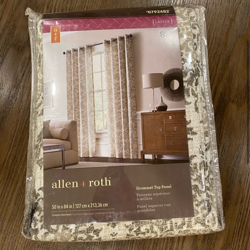 Curtains | Allen + Roth - Brand New in Package (2 panels)